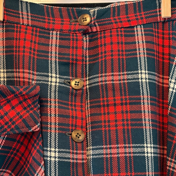 Vintage Tartan A-Line Skirt - Picture 5 of 6